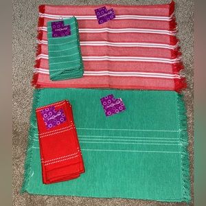 Holiday Placemat and Napkin Set